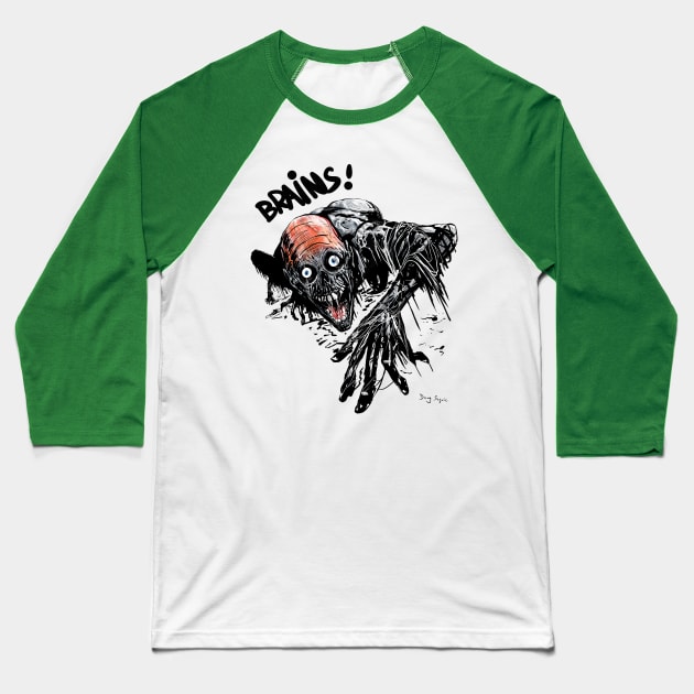 Tarman Crawling Baseball T-Shirt by DougSQ